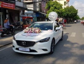 Cho Thuê Xe Hoa Cưới Mazda 6 Đời Mới Giá Rẻ Tại Sài Gòn