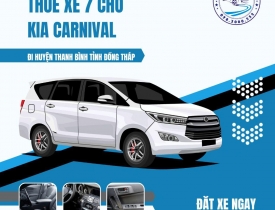 Thuê xe Kia Carnival giá rẻ đi huyện Thanh Bình Đồng Tháp