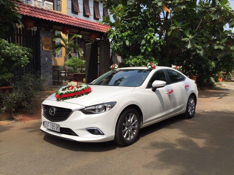 Cho Thuê Xe Hoa Cưới Mazda 6 Đời Mới Giá Rẻ Tại Sài Gòn