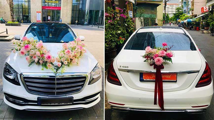 Cho thuê xe hoa cưới Mercedes S450