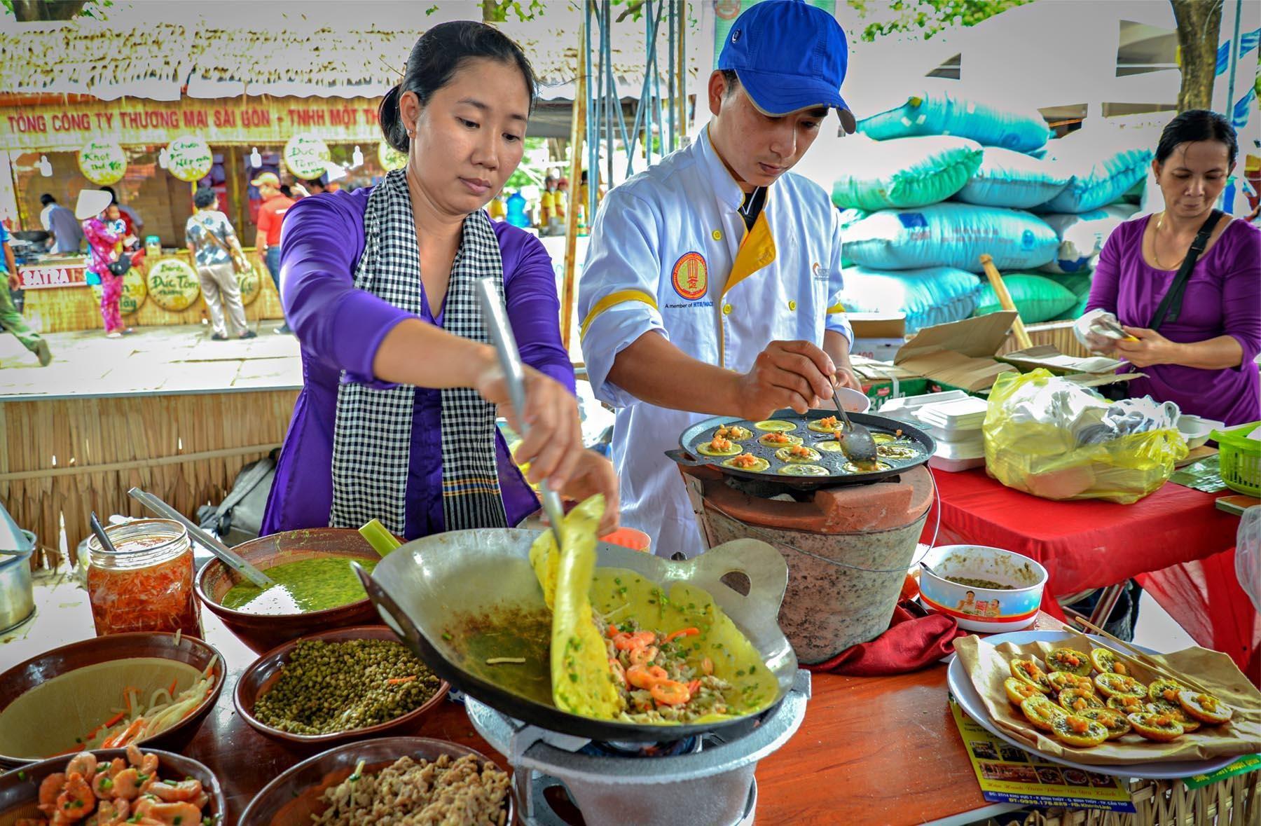 lễ hội bánh dân gian tại Nam Bộ