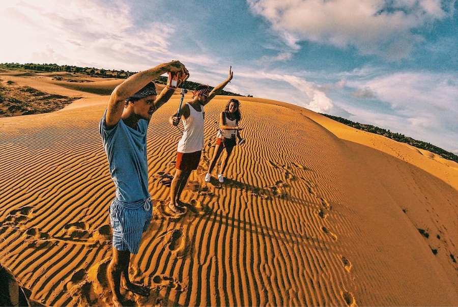 Đồi cát bay là một điểm đến nổi tiếng ở Bình Thuận